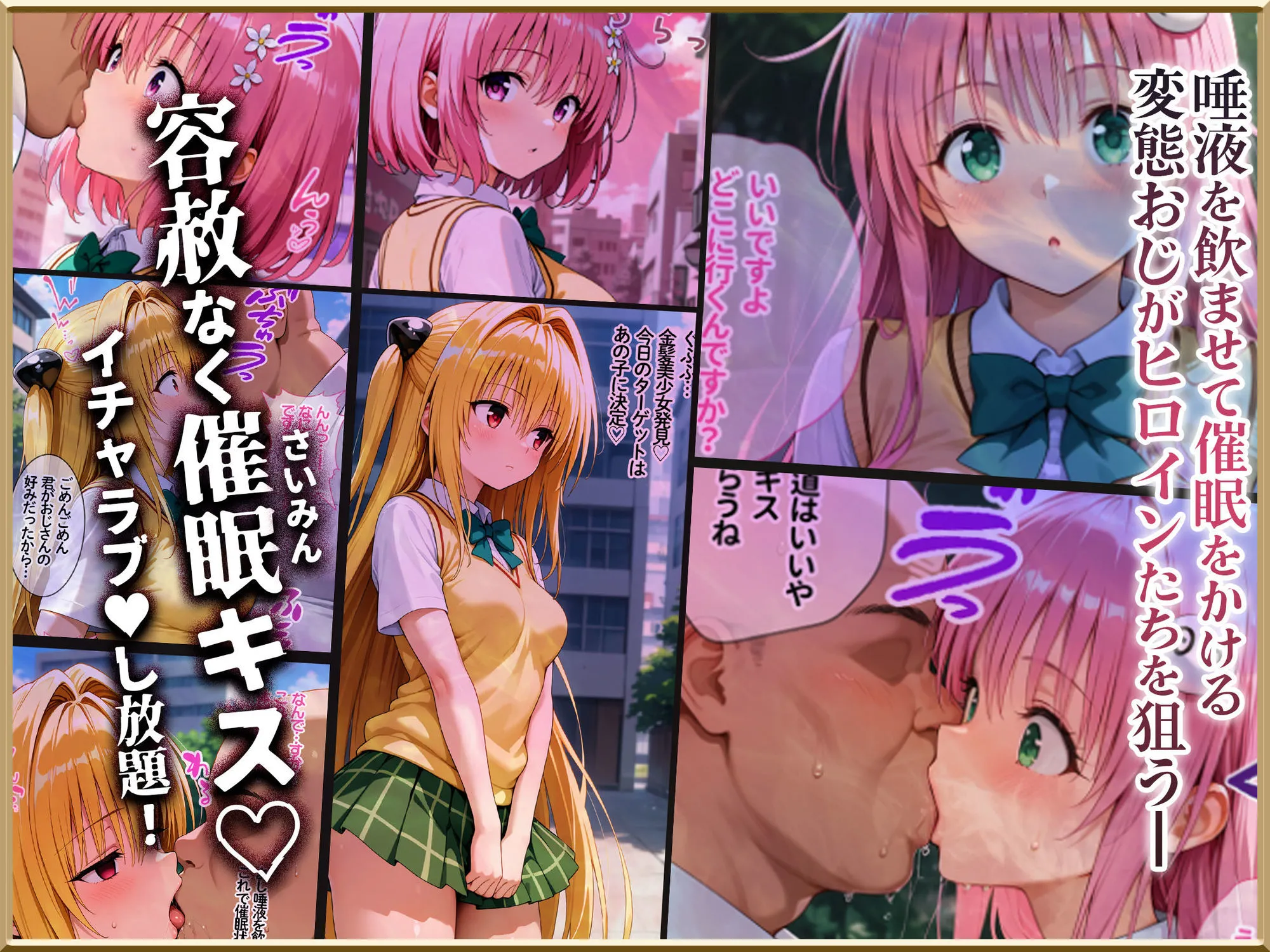 【Part.1】キスで催●シリーズ贅沢イッキ読み!総集編 画像1