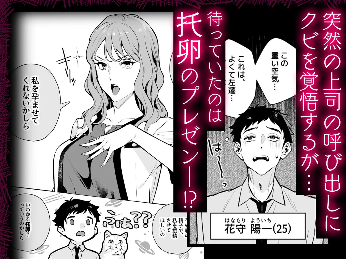 托卵契約 いつも真面目な美人上司（人妻）が、なぜか托卵を迫ってきたので遠慮なく孕ませたった。 画像2