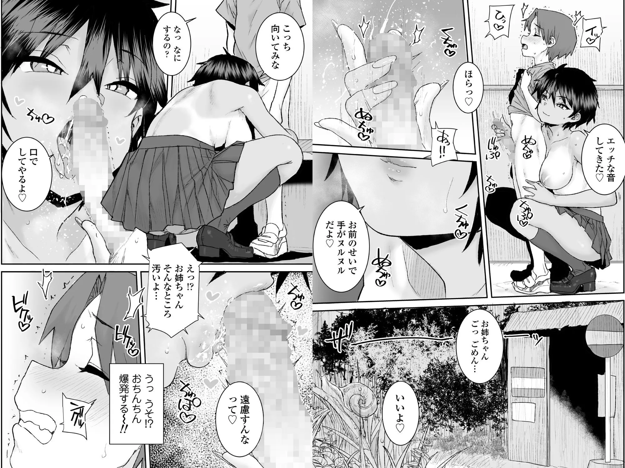 無口で気の強いボーイッシュなお姉ちゃんで僕は童貞を卒業しました 画像9