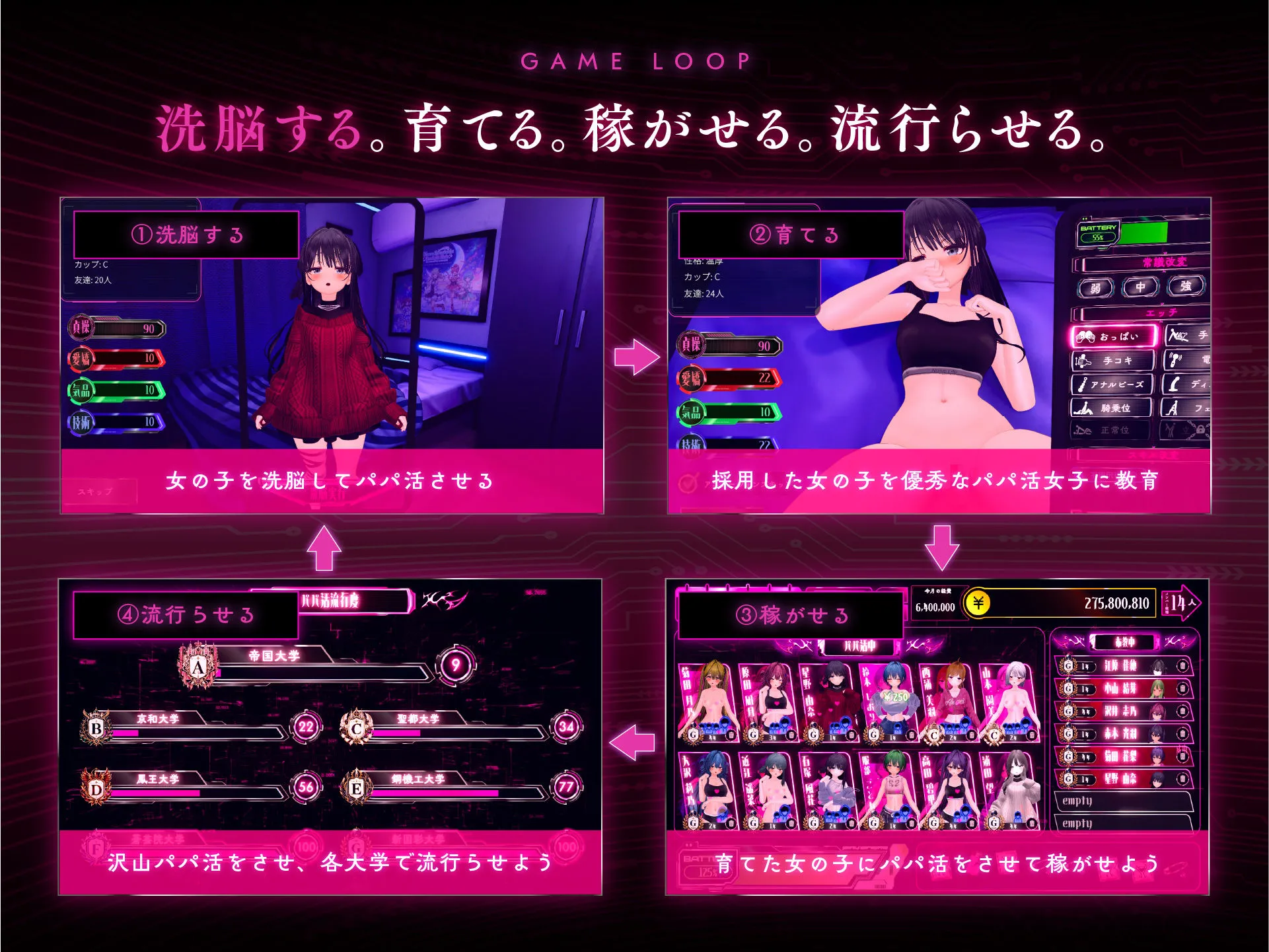 パパ活パンデミクス - 女子大生ビッチ化計画 - 画像1